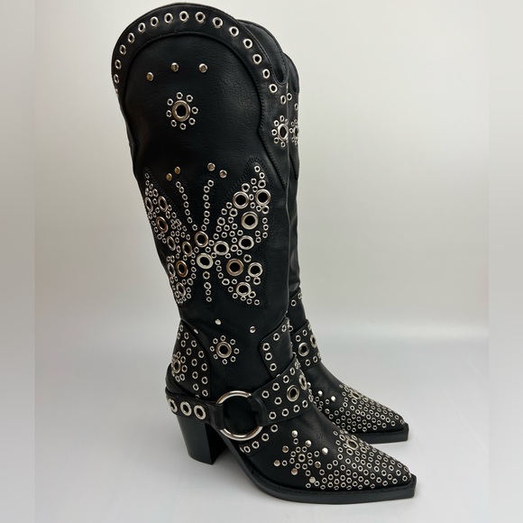 Current Mood Shoes - SOLD-Current Mood Flight Risk Cowboy Boots Size 6